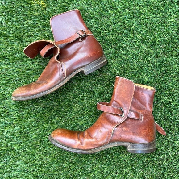 Antique Brown 1900s Jodhpur Riding Boots - Picture 1 of 8